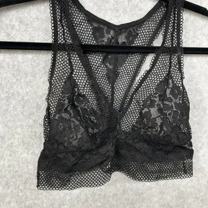 Adore Me Size M Womens Black Lace Wireless Unpadded Bralette 6K thumbnail 3