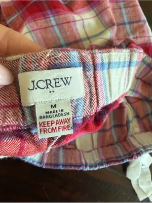 J.Crew Plaid Flannel Pajama Pants  Size S thumbnail 2