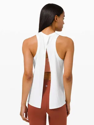 Lululemon White All Tied Up Tank Top thumbnail 2