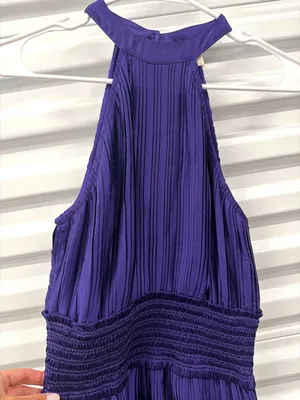 Rococo Sand Cassi Mini Dress Purple Womens Size Small thumbnail 5