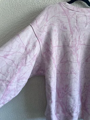 Dairy‎ Boy Women’s Pink Woodland Camo Oversized Sweatshirt Pullover Size Medium thumbnail 15