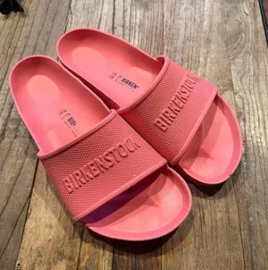 Birkenstock Pink Slides Sandals Women's Size 39 thumbnail 1