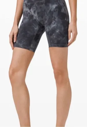 Lululemon Align Shorts‎ 8" Diamond Dye Pitch Grey Graphite Grey Size 0 thumbnail 1