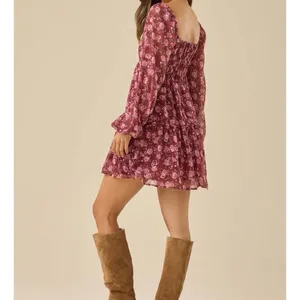 NEW Altar’d State Floral Mini Dress Size XL NWT thumbnail 4