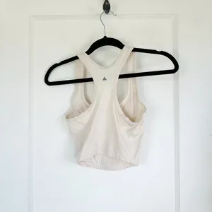 Balance | Vitality Roam Crop Athletic Tank Top in Ivory‎ White Size XSmall thumbnail 4