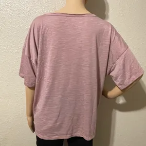 Jessica Simpson NWT Women's Rose Colored "All You Need Is Love" Shirt X-Large thumbnail 6