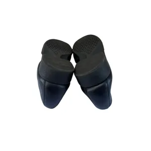 Airspree Black Leather Slip-On Sandals Women’s Size 7 Comfort Summer Shoes thumbnail 6
