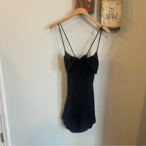 Free People Mini Dress in Black thumbnail 2