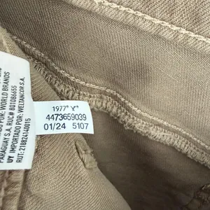 American Eagle Stretch Baggy Wide Leg Cargo Pants Brown High Rise Carpenter 2 thumbnail 9