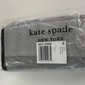 Kate Spade Black Pebbled Leather Zip Slim Bifold‎ Wallet K5613 NWT Gift Classic thumbnail 4