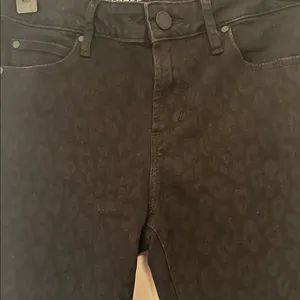 Articles Of Society‎ Women's Black Animal Print Skinny Jeans size 26 EUC thumbnail 2