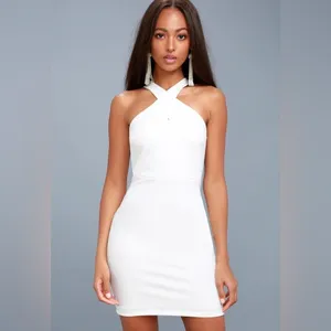 NWT Lulus‎ Thrive Sleeveless Bodycon Dress in White Size Extra Small thumbnail 10