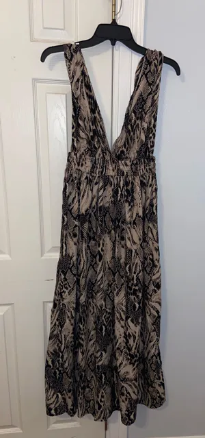 Snakeskin Maxi Dress thumbnail 1
