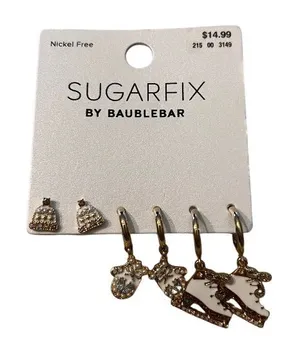 NEW Sugarfix by Baublebar 3pk Winter Earrings thumbnail 1