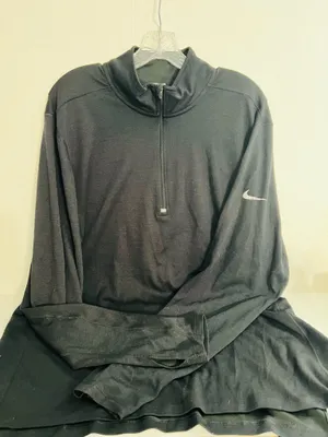 Nike Running Dri Fit Black Long Sleeve Quarter-Zip Top thumbnail 1