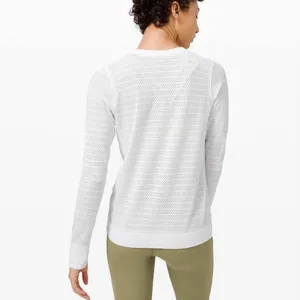 Lululemon Athletica Gray Swiftly Breathe Long Sleeve thumbnail 2