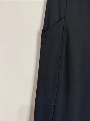 Lou & Grey Black Pull-On Flare Yoga Athleisure Lounge Pants Side Pockets size M thumbnail 5