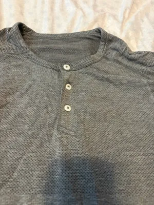 Lululemon gray workout long sleeve shirt thumbnail 4