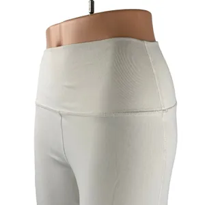 Alo Women's White High Rise Flare Yoga Gym Athletic Activewear Leggings Pants S thumbnail 3