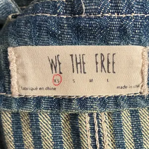 We The Free Sunset Love Denim Jumper Skirt Overalls XS thumbnail 14