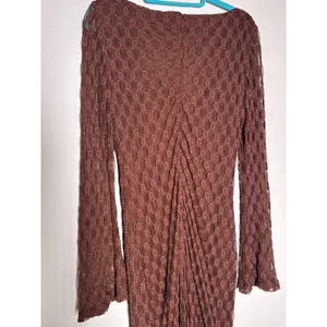 Bardot Evannia Lace Maxi Dress US 12 Chocolate Bell Sleeve Floral NWT thumbnail 8