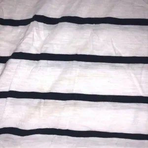 Madewell Blue & White Striped Short Sleeve V-Neck T Shirt Size XS thumbnail 2