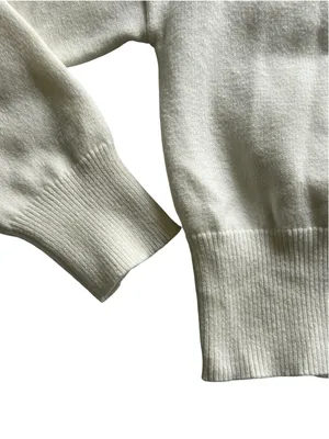 Tuckernuck Ivory Off the Shoulder Stevens Cardigan Sz S Minimalist Balletcore thumbnail 10