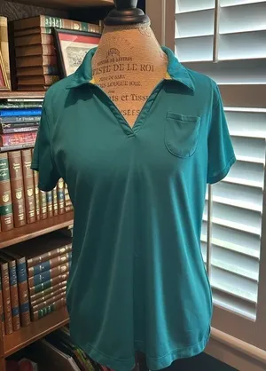 Reel Legends Turquoise Button Down Shirt thumbnail 1