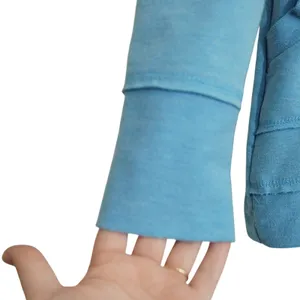 Laura Hlavac Size Small Blue Zip Up Hoodie Longline Jacket Sweatshirt‎ Cardigan thumbnail 4
