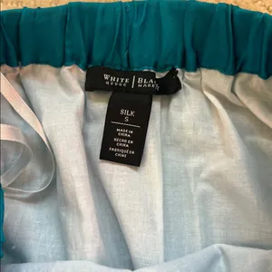 White House Black Market Turquoise Ombre A-Line Skirt thumbnail 2