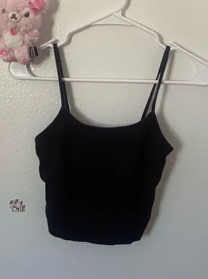 Forever 21 Black Cami Top  thumbnail 1