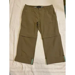 Marmot Women’s Brown Convertible Hiking Pants/ Outdoor/ Camping/Capri Size 6 thumbnail 3