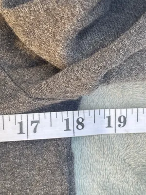 Lauren Ralph Lauren Shawl Collar 100% Cotton Sweater Heathered Gray Preppy M thumbnail 8