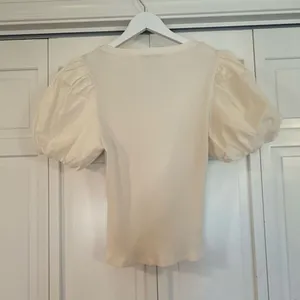 Derek Lam10 Crosby Willa white poplin puff sleeve top M thumbnail 10