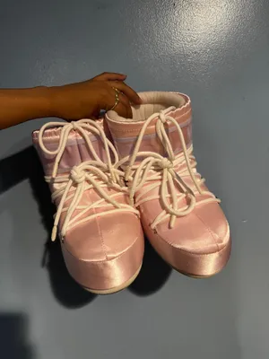 Moon Boots con Low Boots In Rose Pink Size 5.5 thumbnail 5