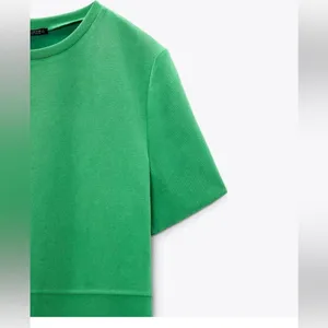Zara Bright Green Mini Dress thumbnail 2