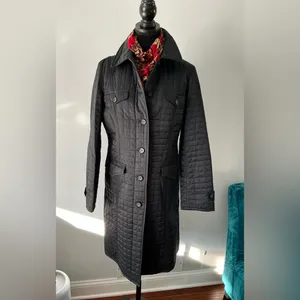 Elegant quilted trench coat 🌹🌹 thumbnail 2
