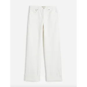 Madewell Low Slung Baggy Jeans Pure White Rigid Wide Leg Relaxed US 28 NWT thumbnail 6