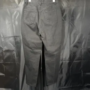 Liz Claiborne Womens Denim Jeans 10 Petite Black Classic High Rise thumbnail 6