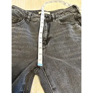 PacSun Mom Jeans Size 26 Black Gray Wash High Rise Straight Leg thumbnail 8