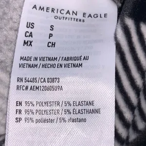 American Eagle Plaid Jogger Pants Small Black White Buffalo Check Lounge Pajama‎ Pants thumbnail 3