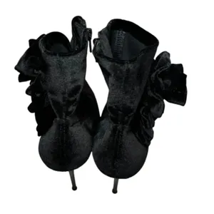 JEFFREY CAMPBELL Florette Velvet Stiletto Bootie Size 5.5 New w/o Tag MSRP $165 thumbnail 7