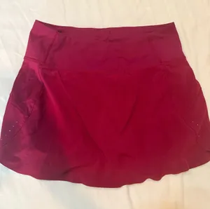 Athleta Run With It 14” Skort Small Berry Pink Running Skirt thumbnail 1