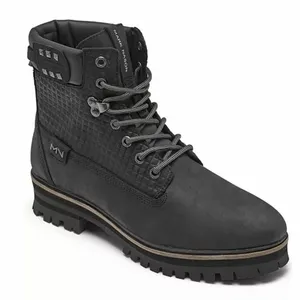 NIB Mark Nason Size 7.5 Black Lumber Jill Mulberry Lace Up Studded Combat Boots thumbnail 1
