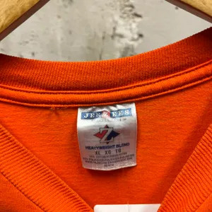 Vintage 2003 Bike Week Orange Short Sleeve Thrashed Eagle Graphic T-Shirt XL thumbnail 4