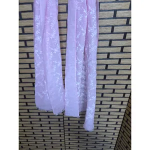 Christopher & Banks Pink Floral Embroidered Scarf‎ thumbnail 4