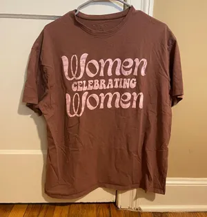 Grayson Threads Brown and Pink Women's Graphic T-Shirt thumbnail 1