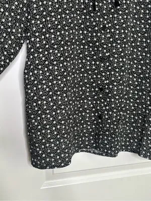 Barbour Floral Print Cottage-core Button Up Francesca Shirt with Lace Collar thumbnail 5