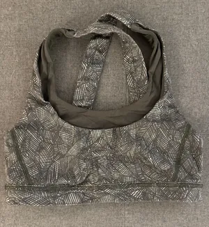 Lululemon Olive Green Size 4 Sports Bra thumbnail 1