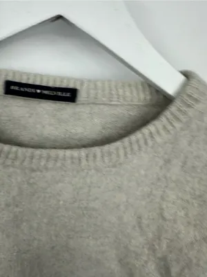 Brandy Melville Gray Boho Sweater One Size thumbnail 3